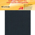 Elastische opspanklittenband, 400 x 60 mm, donkerblauw