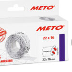 Voorgedrukte etiketten voor etiketteerder, 22 x 16 mm