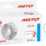 Voorbedrukte etiketten voor etiketteermachine, 32 x 19 mm