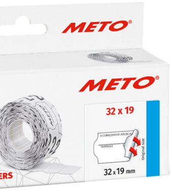 Voorbedrukte etiketten voor etiketteermachine, 32 x 19 mm