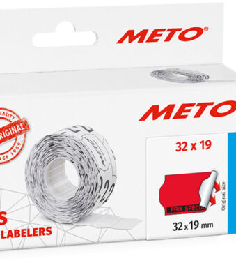 Voorbedrukte etiketten voor etiketteermachine, 32 x 19 mm