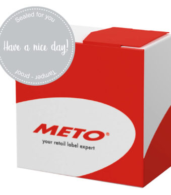 Zegeletiketten "Fijne dag toegewenst - Voor u verzegeld".