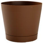 Plantenbak 'Orione', diameter: 190 mm, caramel