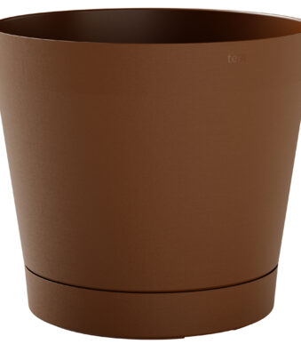 Plantenbak 'Orione', diameter: 190 mm, caramel
