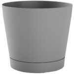 Sierplantenbak 'Orione', diameter: 190 mm, grijzig groen