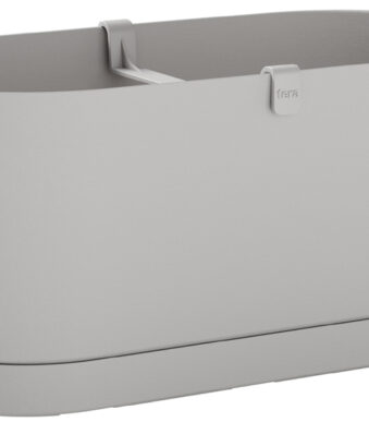 Bloembak 'Vega', breedte: 400 mm, grijs