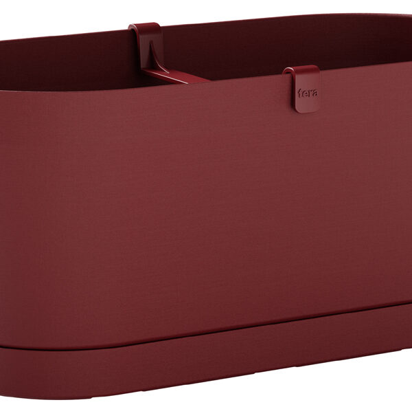 Bloembaksierbak 'Vega', breedte: 400 mm, zalmroze