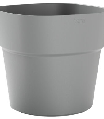 Plantenbak 'Andromeda', diameter: 280 mm, grijsgroen.
