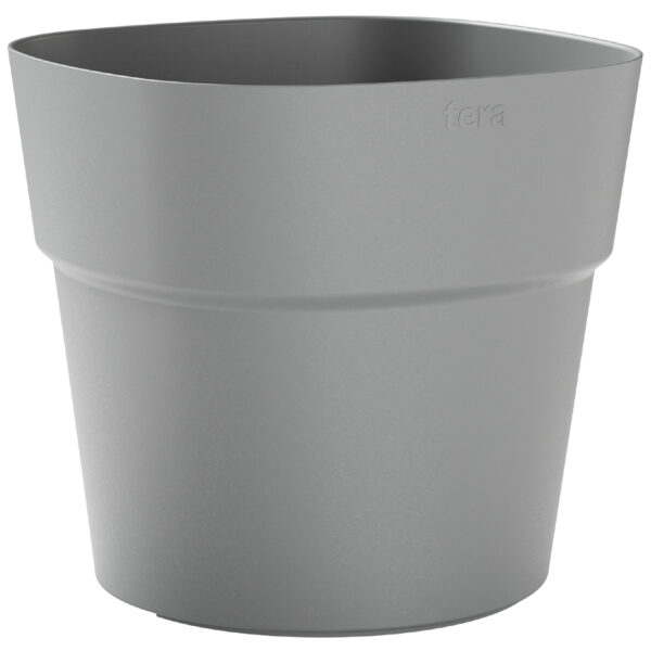 Plantenbak 'Andromeda', diameter: 280 mm, grijsgroen.