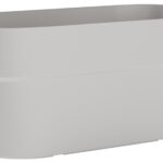 Plantencontainer 'Sirio', breedte: 780 mm, wolkgrijs.