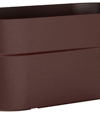 Plantenbak 'Sirio', breedte: 780 mm, bourgondiebruin.