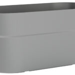 Plantenbak 'Sirio', breedte: 780 mm, grijsachtig grijs.