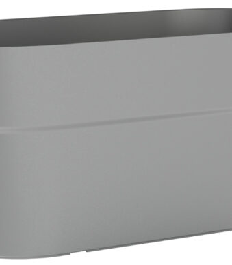 Plantenbak 'Sirio', breedte: 780 mm, grijsachtig grijs.