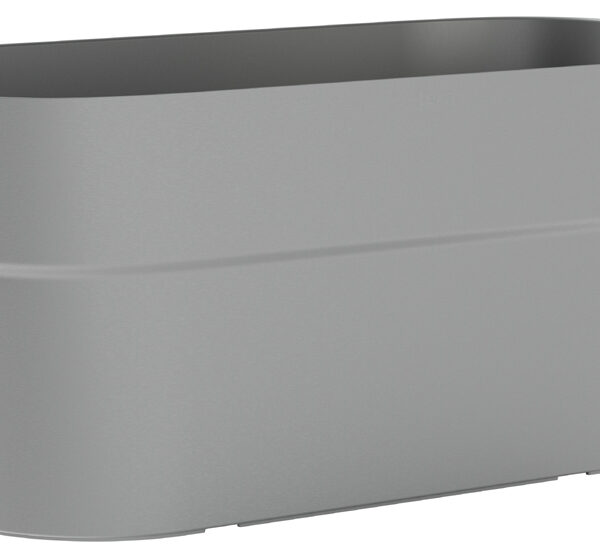 Plantenbak 'Sirio', breedte: 780 mm, grijsachtig grijs.