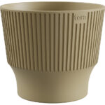 Decoratieve overpot 'Mini', diameter 130 mm, desertkleur