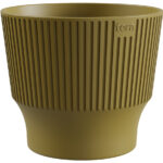 Mini overbloeipot, diameter 130 mm, goudgroen