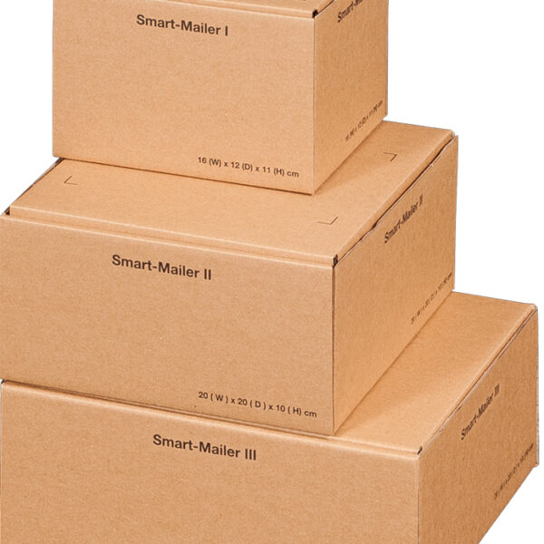 smartboxpro pakket-verzenddoos ´Smart Mailer´, middel, bruin