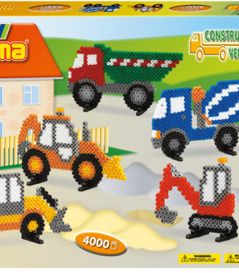 Hama strijkkralen midi 'Bouwvoertuigen', cadeauverpakking