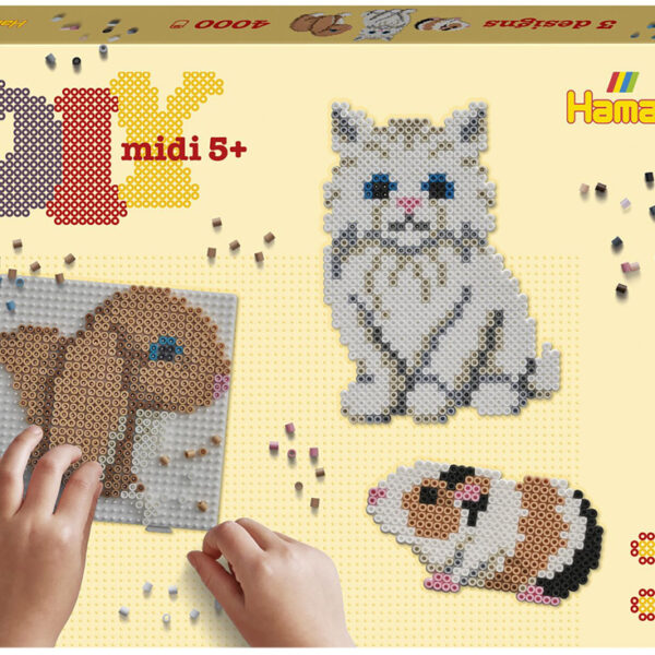 Strijkkralen midi 'Huisdieren', cadeauverpakking