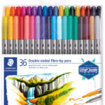 Staedtler Dubbele Viltstiften Design Reis, etui met 36 stuks