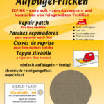 Kleiplek-stukken voor opstrijken, 400 x 120 mm, lichtbruin