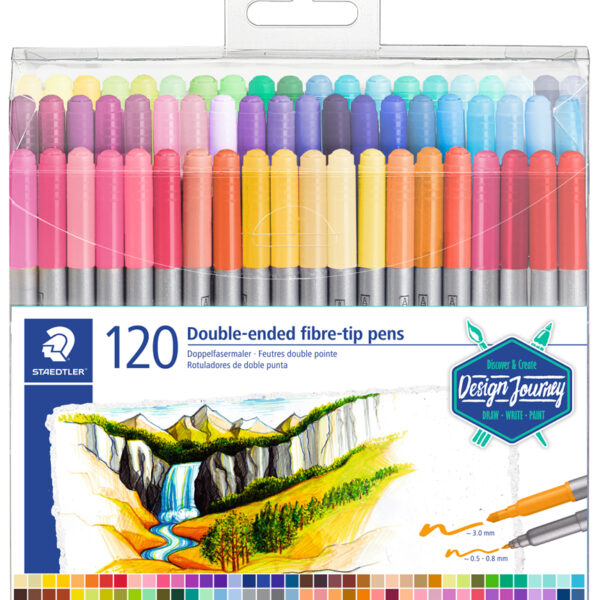 Staedtler Dubbelstiftpotloden Design Journey, etui met 120 stuks