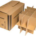 SMARTBOXPRO glazendoos, van golfkarton, bruin