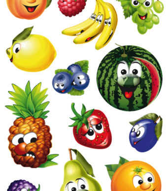 Herma Stickers Bewegende Ogen 'Fruit'