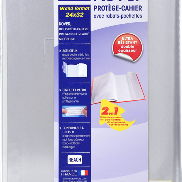 Exacompta kunstofoliehoes transparant 240 x 320 mm