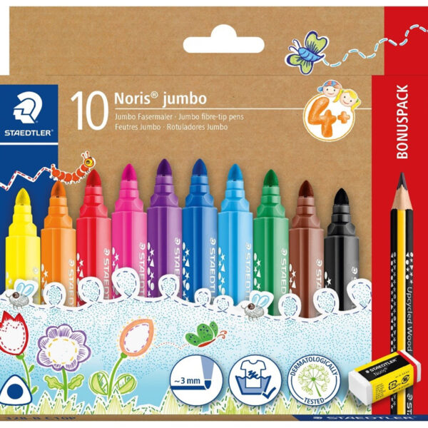 Stiftenpotloden Noris jumbo, voordeelpak