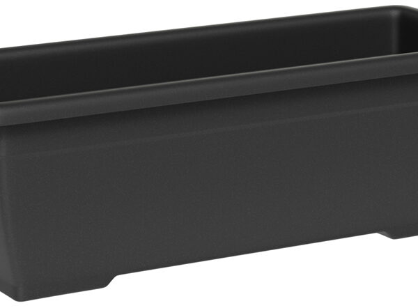 Bloembak 'Nara', breedte: 300 mm, antracietkleur.