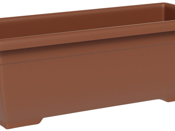 Grote terracotta bloembak 'Tora', breedte: 600 mm