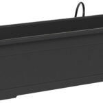 Bloembakkenset 'Birka', incl. houder, antracietkleur