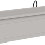 Bloembakset 'Birka', incl. houder, wit