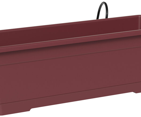 Plantenbakkenset 'Birka', inclusief houder, donkerrood.