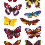 Herma Stickers Vlinders, met glitters