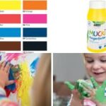 Vingerkrijt 'MUCKI', zwart, 750 ml