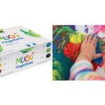 Vingerverf 'MUCKI', 150 ml, set van 6