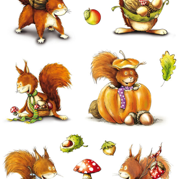 Herma Decoratiesticker 'Eekhoorntje'