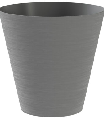 Plantenbak 'Hoop', diameter: 160 mm, mistige grijstint.