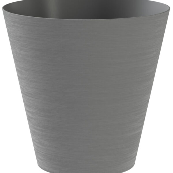 Plantenbak 'Hoop', diameter: 160 mm, mistige grijstint.