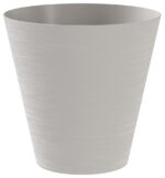 Plantenbak 'Hoop', diameter: 160 mm, wolkengrijze kleur.