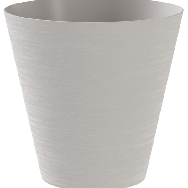 Plantenbak 'Hoop', diameter: 160 mm, wolkengrijze kleur.