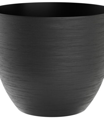 Plantenbak 'Over', diameter: 280 mm, zwart