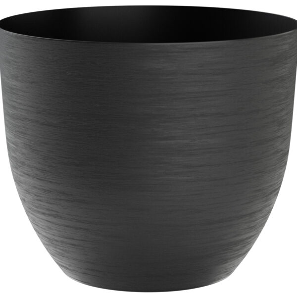 Plantenbak 'Over', diameter: 280 mm, zwart