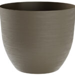Plant overpot 'Over', diameter 280 mm, zandkleur