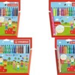 Stabilo Viltstiften Trio A-Z, doos met 18 stuks