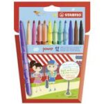 Stabilo Viltstiften Power, rond, etui met 12 stuks