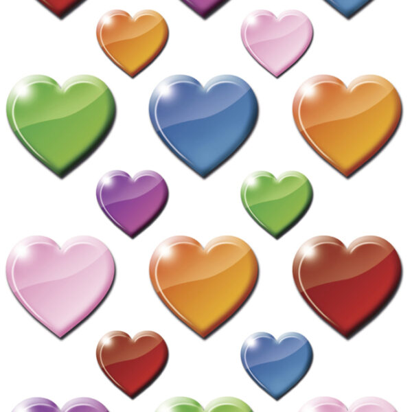Gekleurde hartetiketjes
