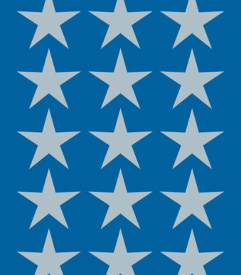 Zilverkleurige sterren-stickers, 22 mm, Herma kerststickers